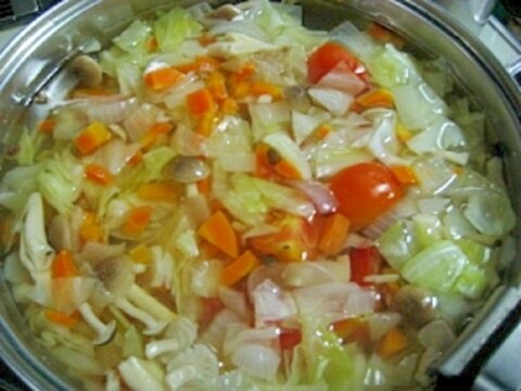 えのき氷de野菜スープのベース~春夏用